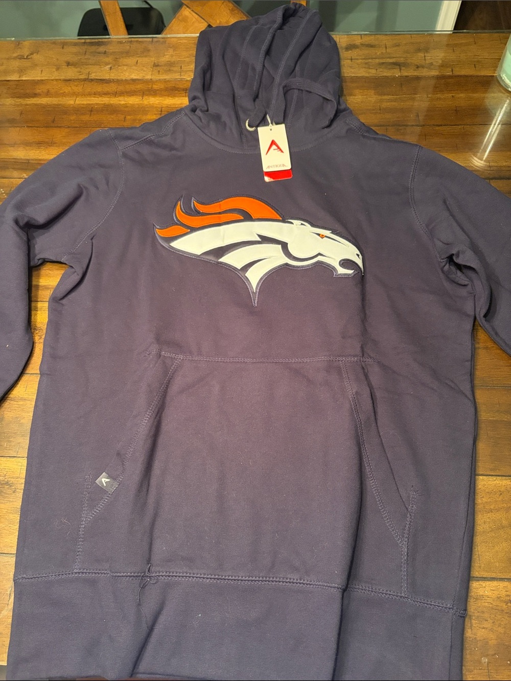Navy Denver Broncos Hoodie